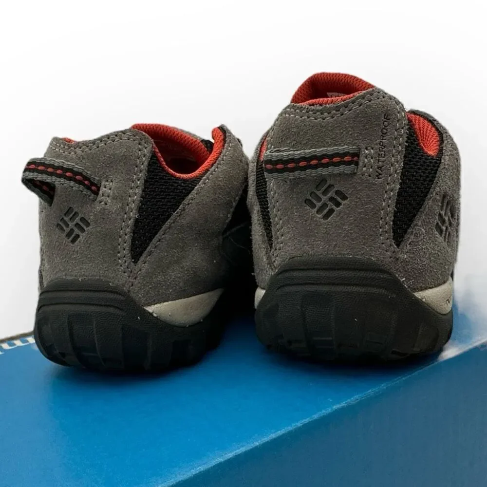 Columbia Youth Redmond Waterproof Shoe Gray Size 4